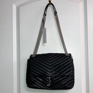 NEW - Rebecca Minkoff black Quilted leather bag